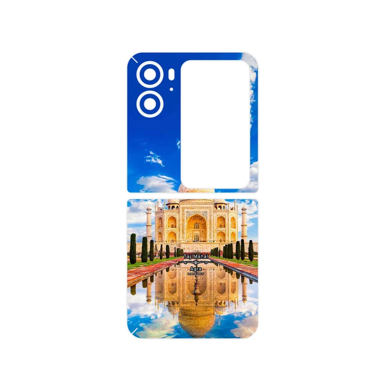 برچسب پوششی ماهوت مدل The Taj Mahal مناسب برای گوشی موبایل اپو Find N2 Flip
