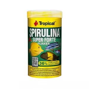 Tropical Herbivorous Fish Food – Spirulina Super Forte 36% Flakes – 200g