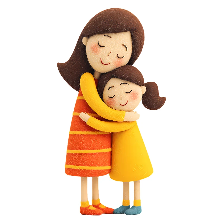 استیکر پارچه و لباس پاد آفرین مدل مادر و دختر کد S2456