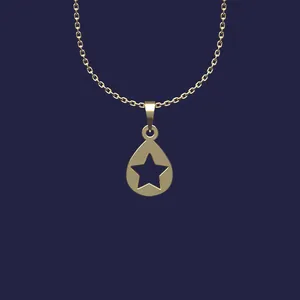 گردنبند طلا 18 عیار زنانه مدوپد مدل ساره کد Z2-1-1152