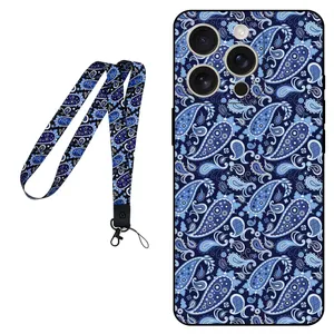 Megafone Paisley 0026 Cover For Apple iPhone 16 Pro Mobile Neckband