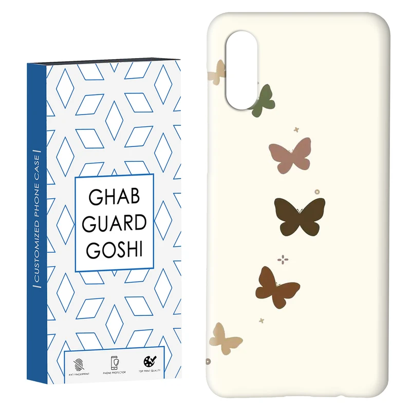 کاور قاب گارد گوشی طرح پروانه کد Dimo-867 مناسب برای گوشی موبایل سامسونگ Galaxy A02 / M02