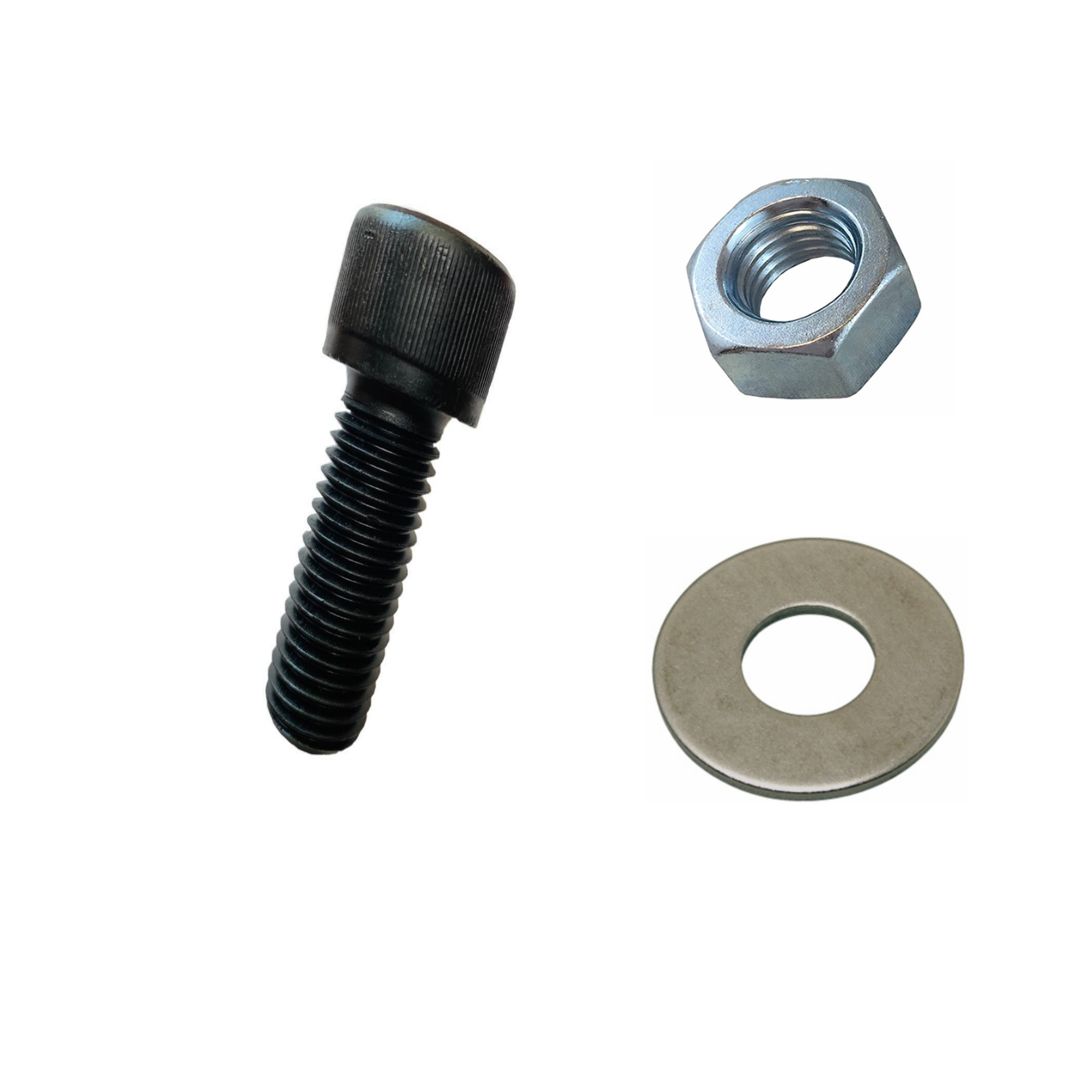 پیچ و مهره و واشر مدل M6-25 کد S2187 جموعه ۱۰۰ عددی