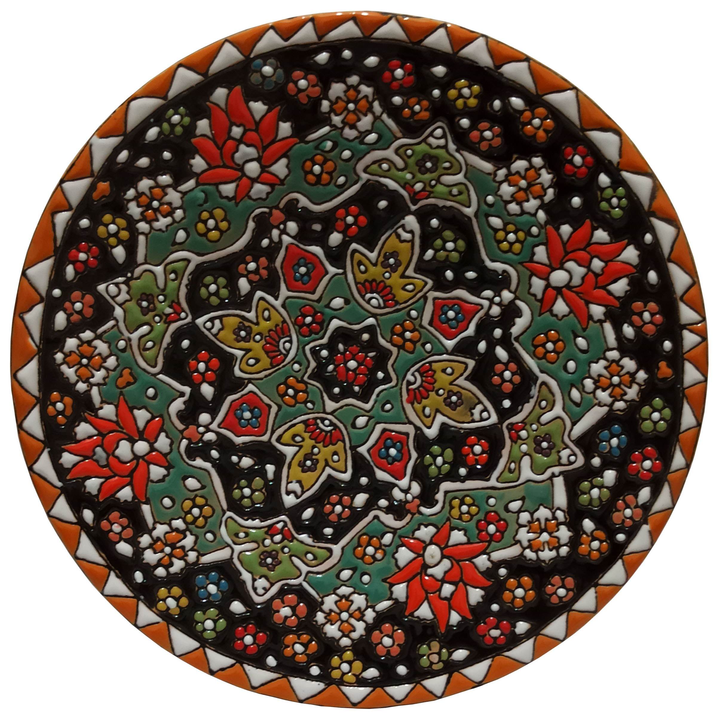 بشقاب میناکاری مدل K4