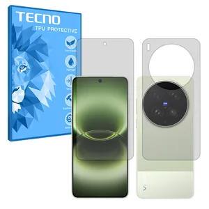 Tecno Hydrogel model Matte Screen Protector for Vivo X300 Ultra mobile phone along with the back protector