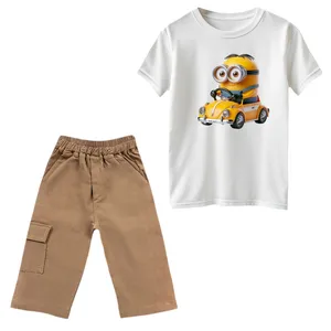 ست تی‌شرت و شلوارک پسرانه مدل مینیون کد 12