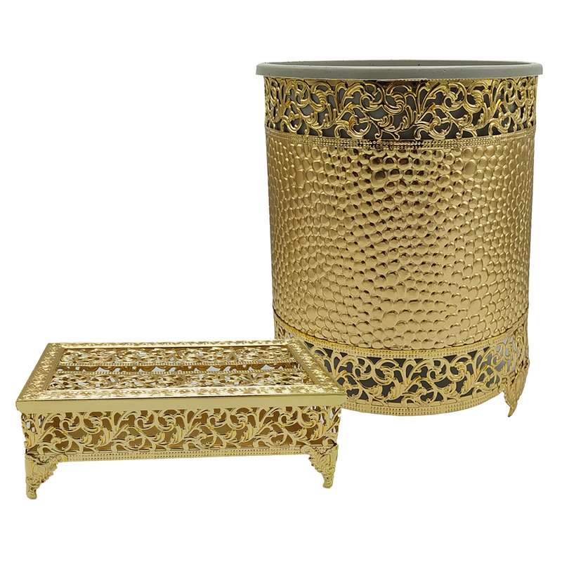 ست سطل و جای دستمال کاغذی کد 202