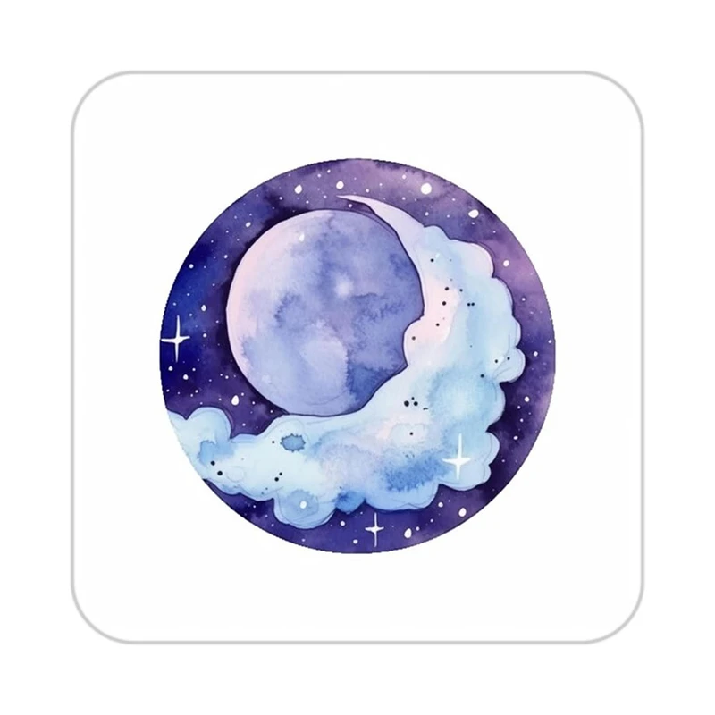 زیر لیوانی کاکتی طرح ماه و ستاره مدل mp53312