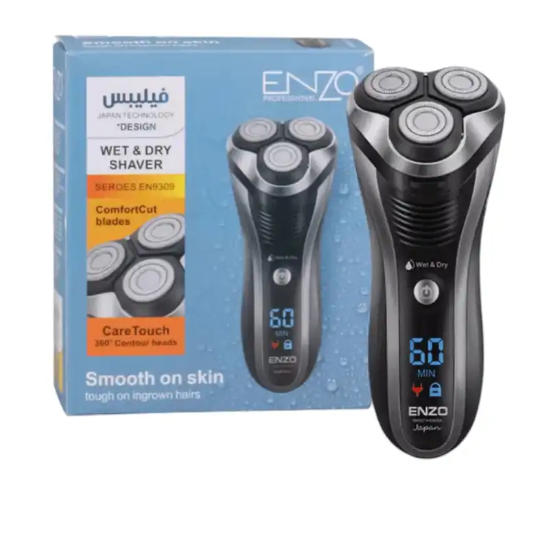 ماشین اصلاح موی صورت و بدن شارژی انزو پروفیشینال مدل EN-9309