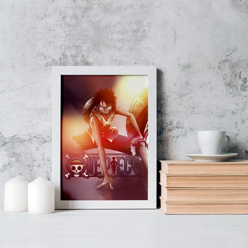 تابلو خندالو مدل لوفی انیمه وان پیس One Piece کد 17223