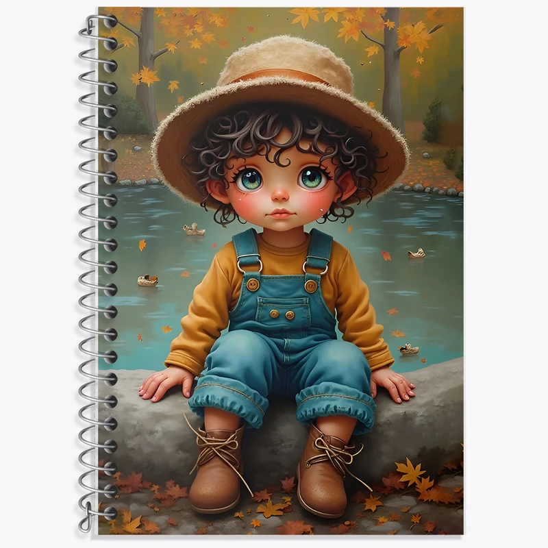 دفتر لغت 50 برگ خندالو طرح دخترانه کیوت کد F6660