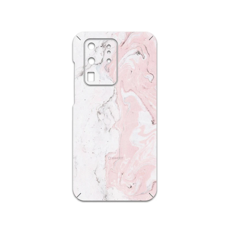 برچسب پوششی ماهوت مدل Blanco-Pink-Marble مناسب برای گوشی موبایل سامسونگ Galaxy S20 Ultra