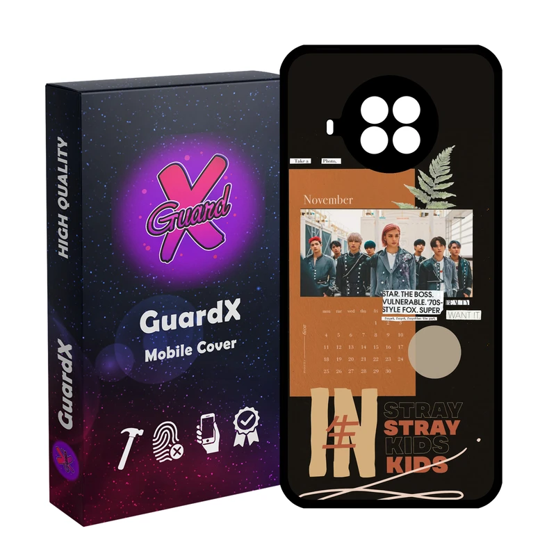 کاور گارد ایکس طرح Stray Kids مدل Glass10688 مناسب برای گوشی موبایل شیائومی  MI 10T Lite/Redmi Note 9 Pro 5G/10I 5G