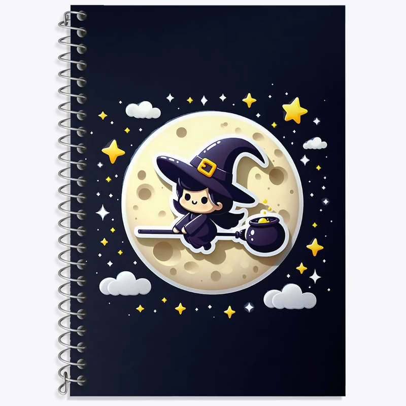 دفتر زبان 50 برگ خندالو مدل سه خط طرح جادوگر کد N5779