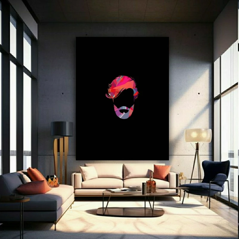 استیکر طرح آرایشگاه مردانه کد BK1307