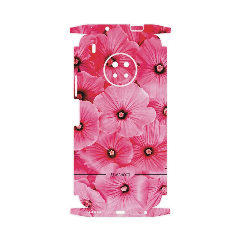 برچسب پوششی ماهوت مدل Pink-Flower-FullSkin مناسب برای گوشی موبایل هوآوی Y9a