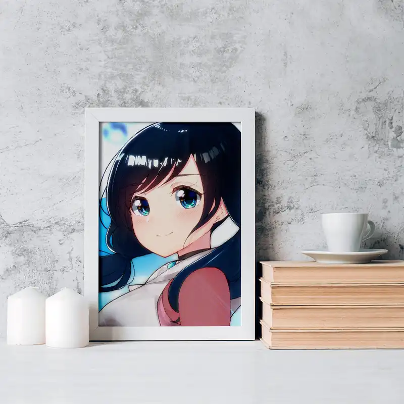 تابلو خندالو مدل هینا انیمه تغییر آب و هوا با تو کد 17622