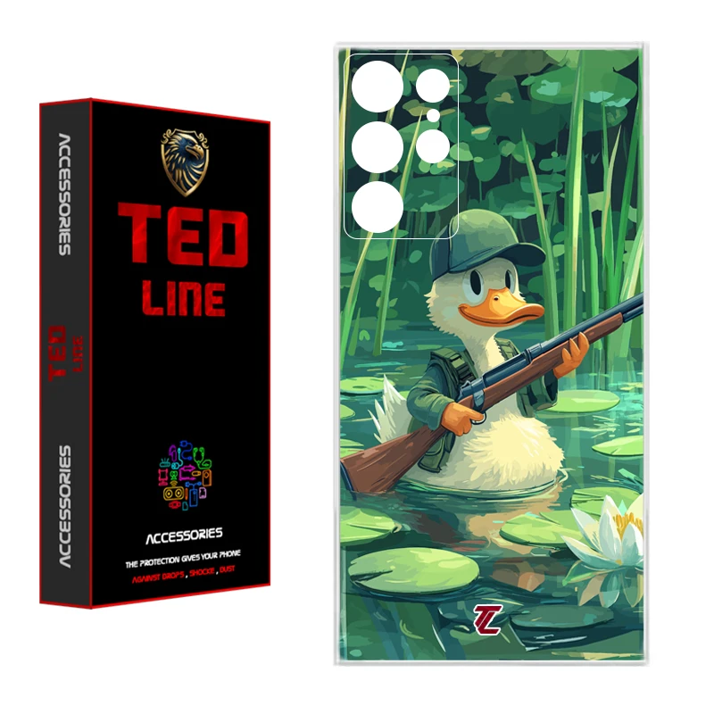 کاور تد لاین طرح اردک کد 1123 مناسب برای گوشی موبایل سامسونگ Galaxy S21 Ultra