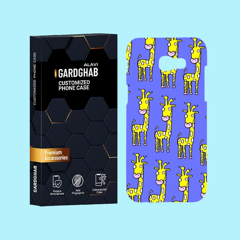 کاور گارد قاب علوی مدل پترن فانتزی مناسب برای گوشی موبایل سامسونگ Galaxy A5 2017 / A520