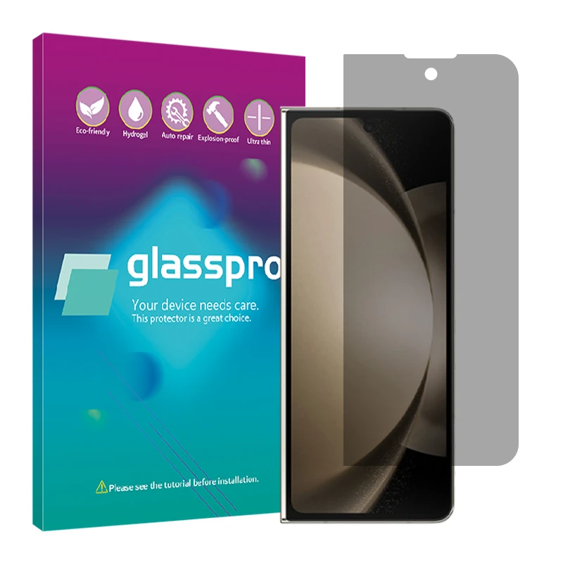 محافظ صفحه نمایش حریم شخصی گلس پرو مدل Resistant مناسب برای گوشی موبایل سامسونگ Galaxy Z Fold5