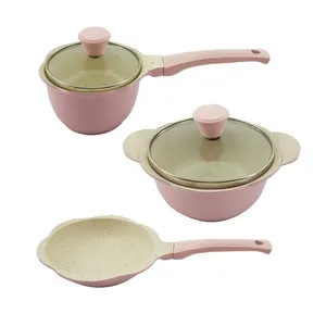 سرویس پخت و پز 5 پارچه طرح گل کد UN-7751