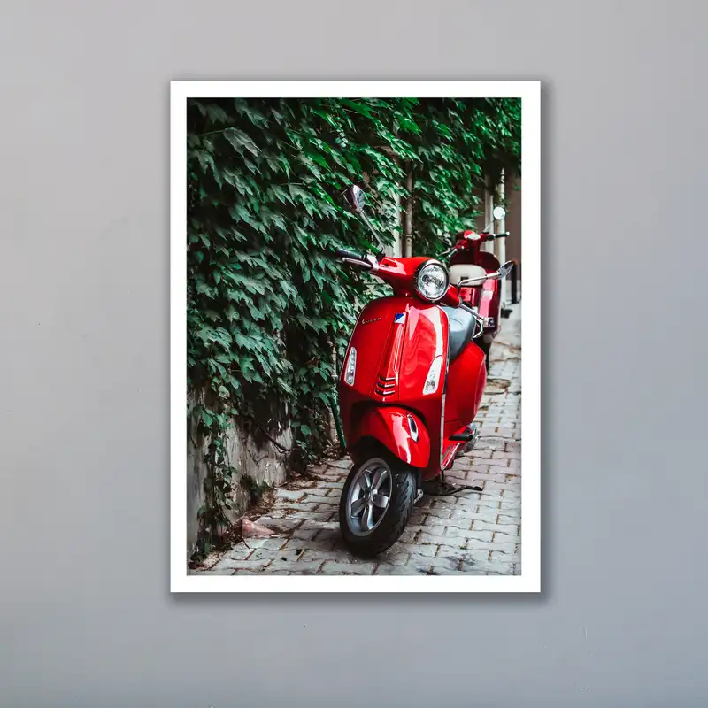 تابلو مدل موتور وسپا کد LA-G10231