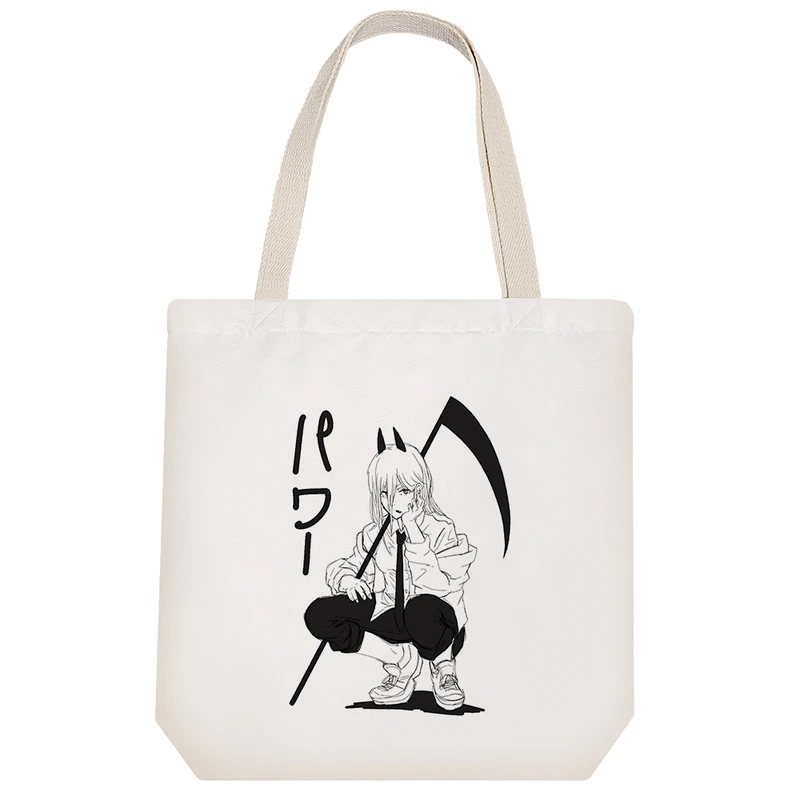 ساک خرید خندالو طرح انیمه مرد اره ای کد 10296