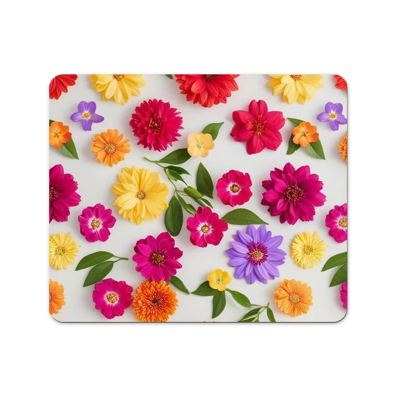 ماوس پد پاد آفرین طرح گل کد 744 سایز 19*24 سانتی متر