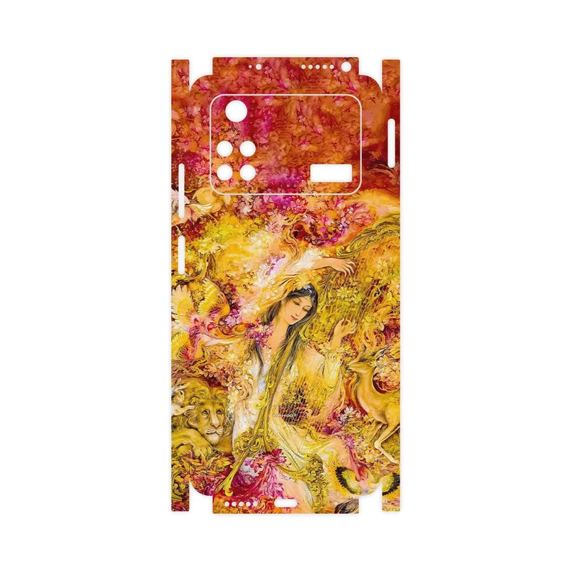 برچسب پوششی ماهوت مدل Persian miniature 1-FullSkin مناسب برای گوشی موبایل شیائومی Poco M4 Pro 4G