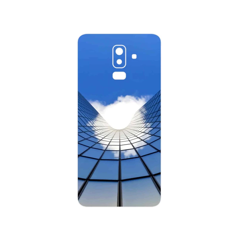 برچسب پوششی ماهوت مدل Glass skyscraper مناسب برای گوشی موبایل سامسونگ Galaxy J8