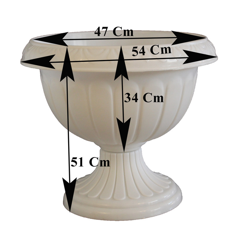 گلدان مدل پایه دار کد Huge-54