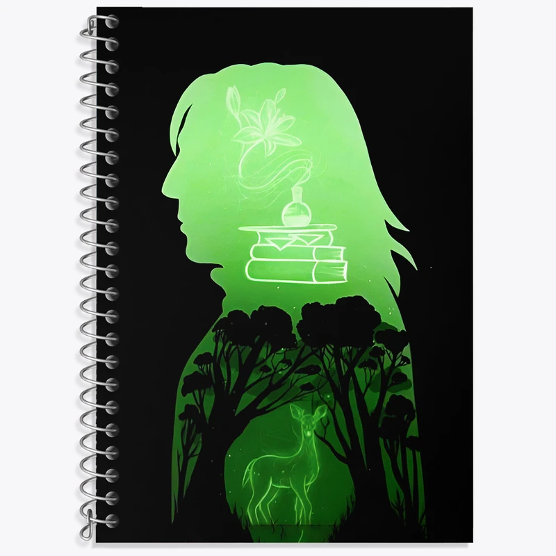 دفتر لغت 50 برگ خندالو طرح اسنیپ هری پاتر (Harry Potter) کد N5008