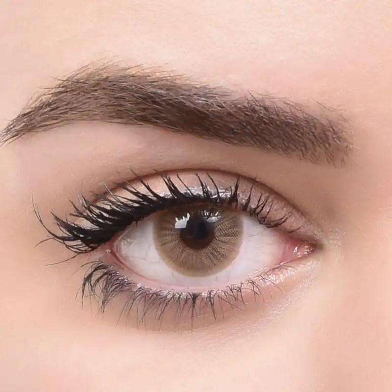 لنز چشم رویال ویژن شماره 004 رنگ قهوه ای روشن یخی