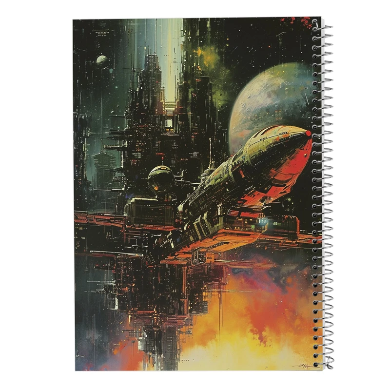 دفتر مشق 50 برگ مدوپد مدل فضا کد DF15107