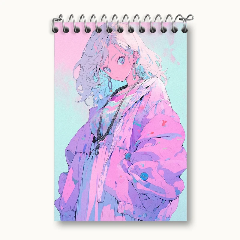 دفتر یادداشت 50 برگ خندالو مدل دخترانه کد F604