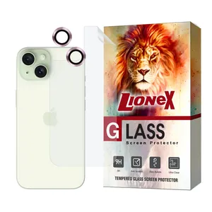 Lionex MTBRINGL Nano Back Protector with Lens Protector For Apple iPhone 15