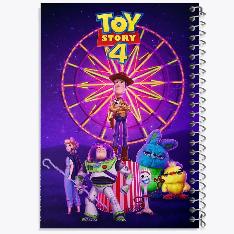 دفتر شطرنجی 50 برگ خندالو طرح داستان اسباب بازی Toy Story کد 3924