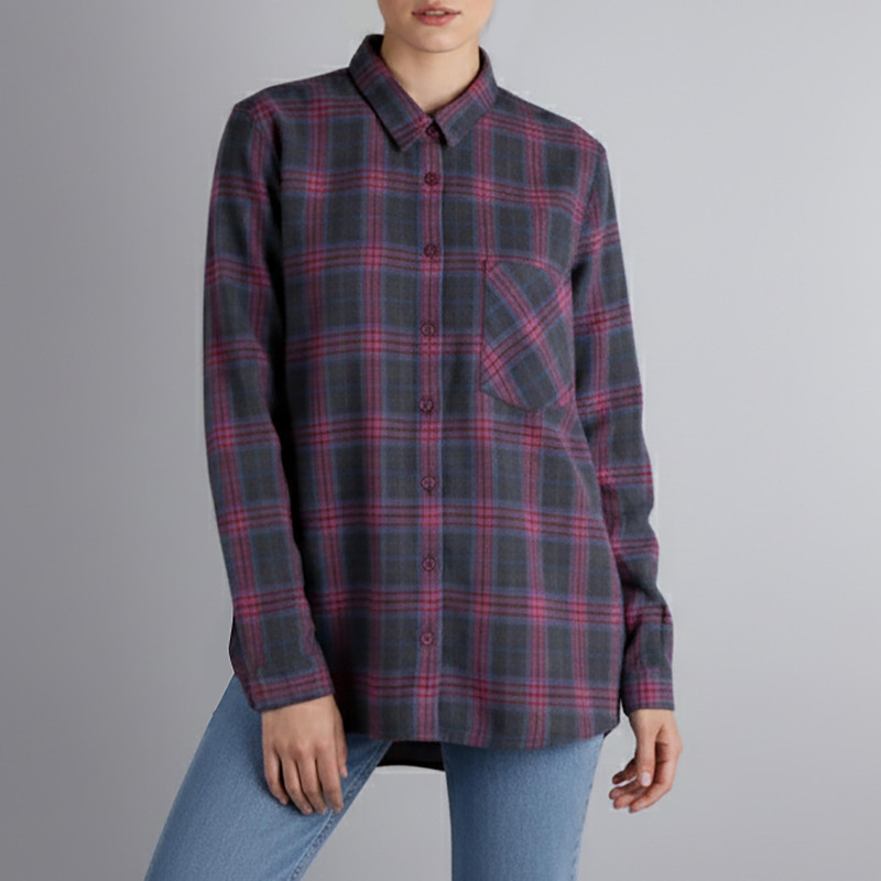 شومیز آستین بلند یقه برگردان زنانه ایکس ساید مدل W485816Z8