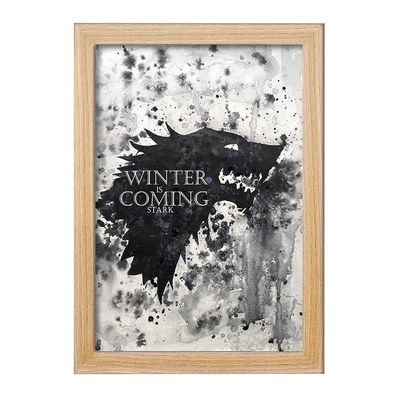 تابلو خندالو مدل زمستان در راه است (Winter Is Coming) کد F11372