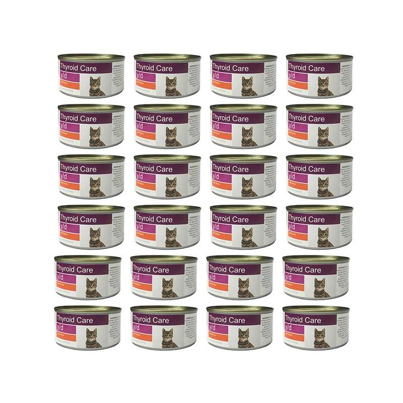 کنسرو غذای گربه دکتر هیلز مدل chicken with وزن 156 گرم بسته 24 عددی