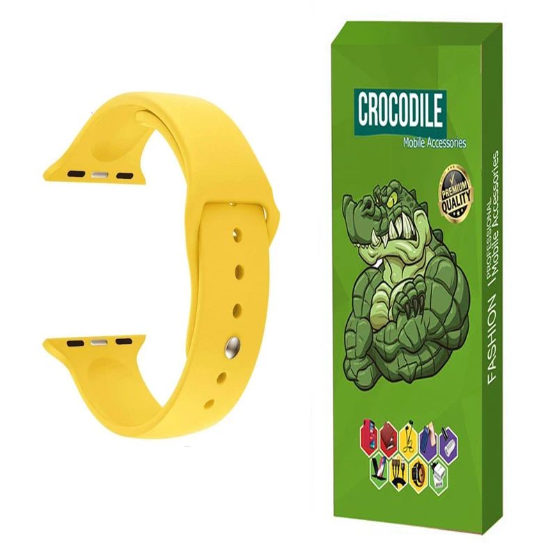 بند کروکودیل مدل Ro-Silic مناسب برای ساعت هوشمند هپی تاچ T55 Plus