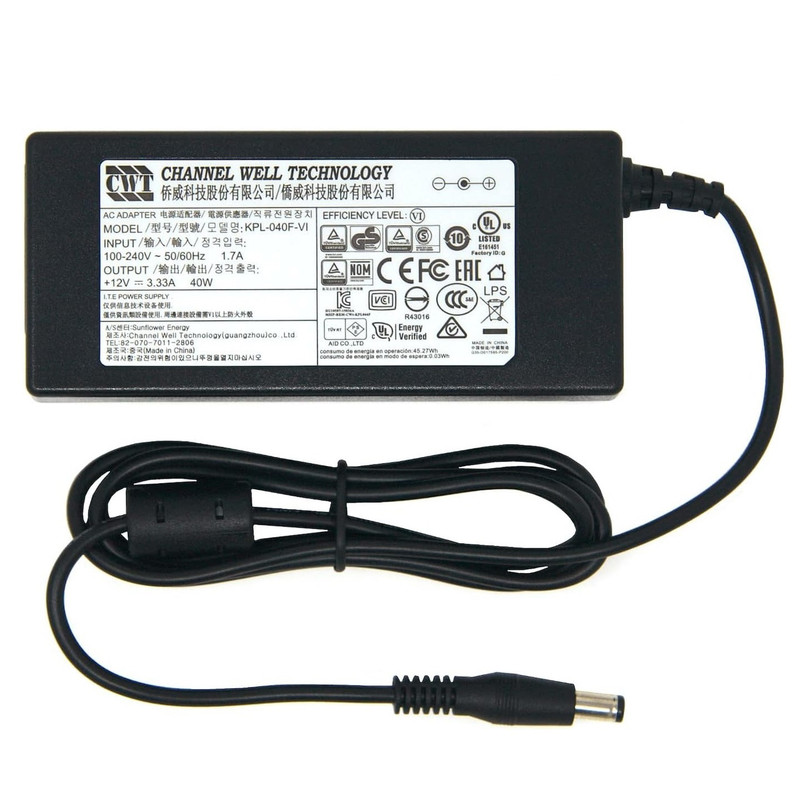 آداپتور 12 ولت 3.33 آمپر مدل KPL-040F-VI