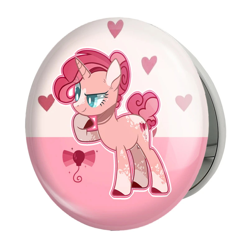 آینه جیبی خندالو طرح اسب پونی مدل تاشو کد 24845 