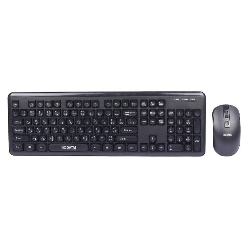 کیبورد و ماوس بی سیم سادیتا مدل SKM-3403