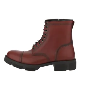 نیم بوت مردانه چرم مشهد مدل J6145-042