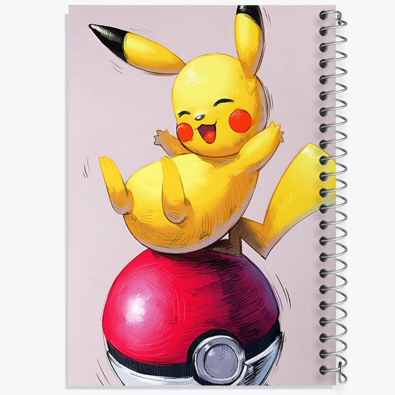 دفتر لیست خرید 50 برگ خندالو طرح انیمه پوکمون کد N4928