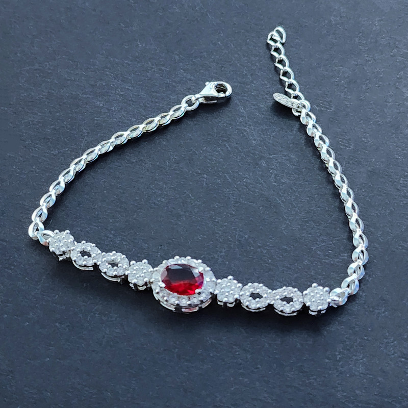 دستبند نقره زنانه مدل 30582