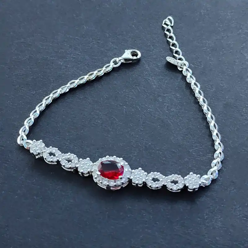 دستبند نقره زنانه مدل 30582