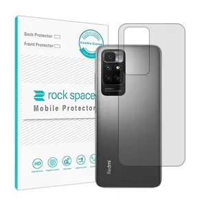 Transparent Rockspace HyGEL model phone back protector suitable for Xiaomi Redmi 10 mobile phone