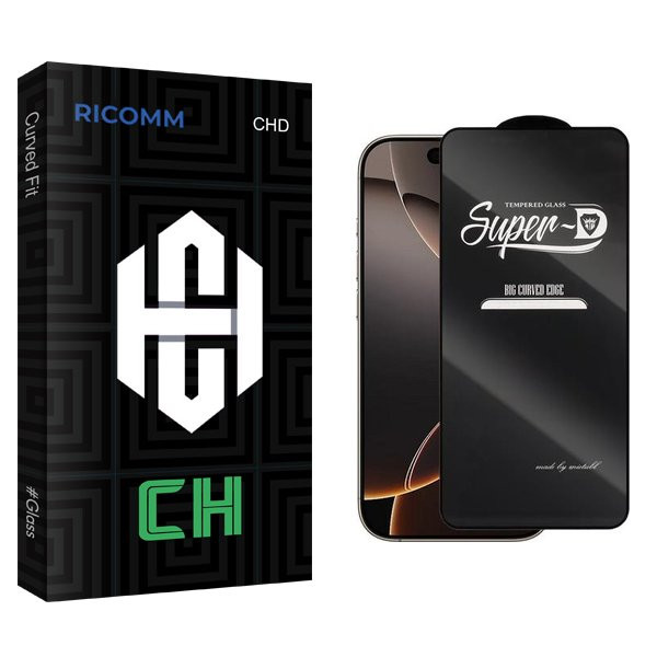 محافظ صفحه نمایش ریکام مدل CH2 SuperD مناسب برای گوشی موبایل اپل iPhone 16 Pro